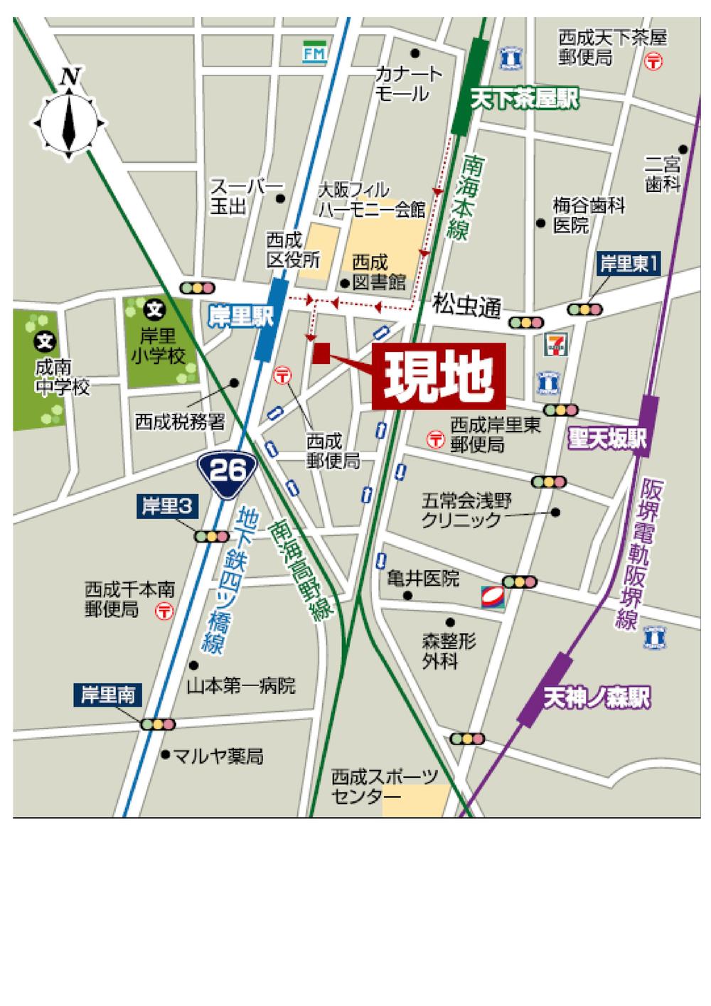 Local guide map. This much access useful properties can not thank again !! Please contact us now !!