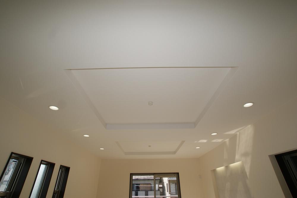 Living. Living in the ceiling Trey looks widely LED down lights in the corner