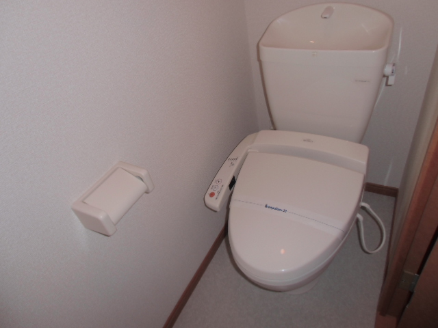 Toilet. With hot washing machine