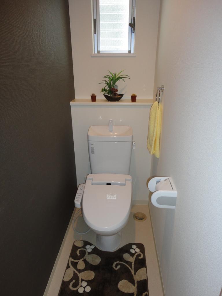 Toilet. Toilet of each two places both is equipped with Washlet