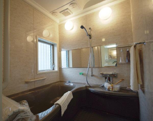 Bathroom. Example of construction Yamaha of unit bus 1 tsubo (1616) Size With sound shower