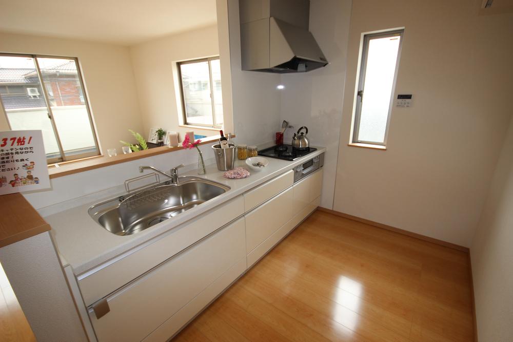 Same specifications photo (kitchen). The color of the kitchen panel material depends on the properties.
