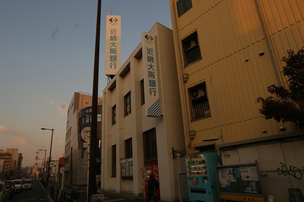 Bank. Kinki Osaka Bank Tengachaya to branch 742m