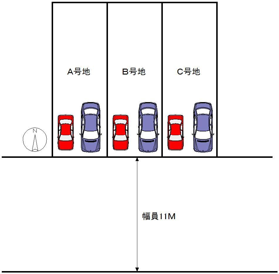 The entire compartment Figure. The entire road spacious 11M! Parking parallel two Allowed!
