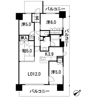 Floor: 4LDK, occupied area: 77.74 sq m, Price: 29.9 million yen