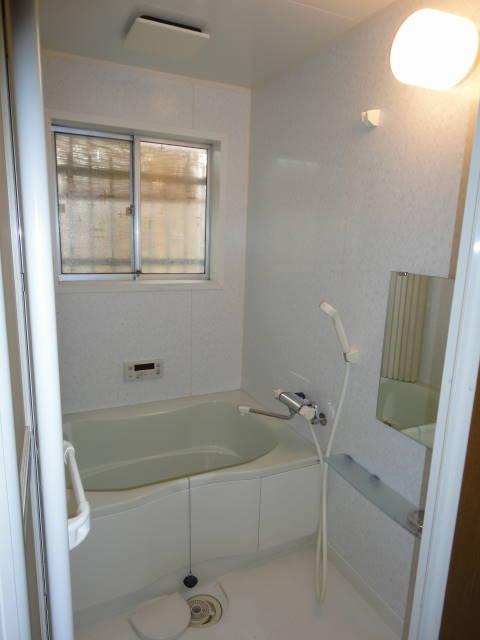 Bathroom. With automatic hot water clad function