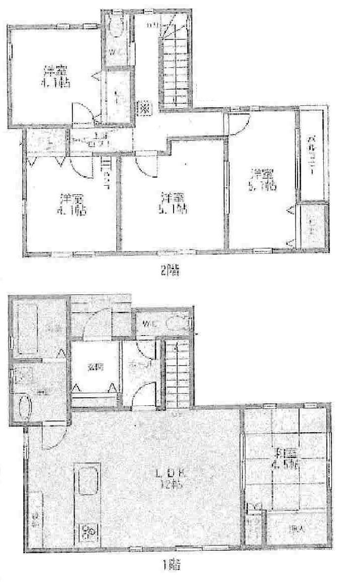 Floor plan. 25,800,000 yen, 5LDK, Land area 102.48 sq m , Building area 100.19 sq m