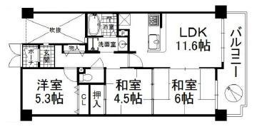 Floor plan. 3LDK, Price 8.5 million yen, Footprint 59.5 sq m , Because I think that there is also a point do not know, etc. on the balcony area 9.54 sq m floor plan and local interior photos we will be announced in local.