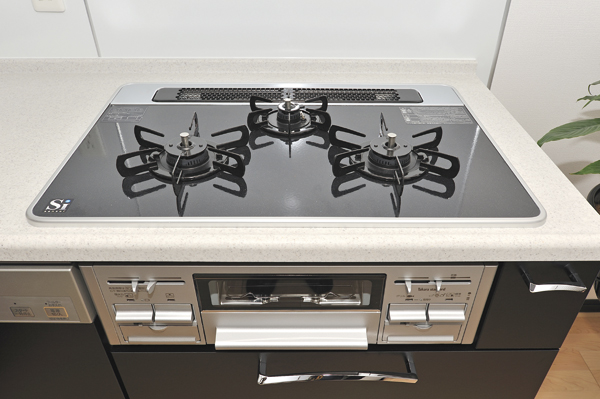 Kitchen.  [Hyper-glass top stove] Same specifications