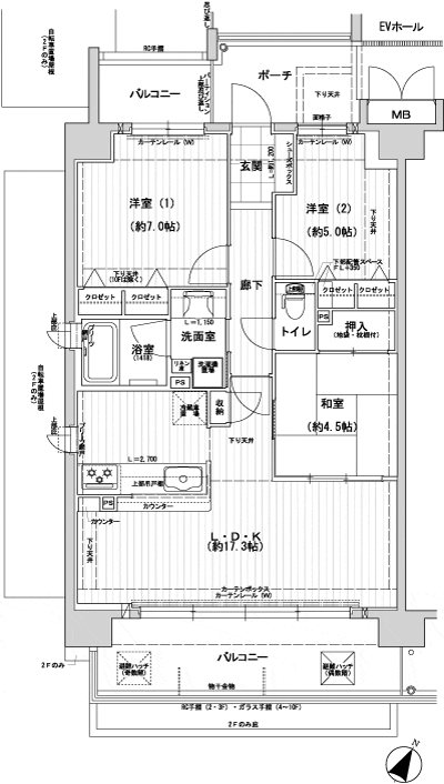 Floor: 3LDK, the area occupied: 72.1 sq m, Price: 29,980,000 yen