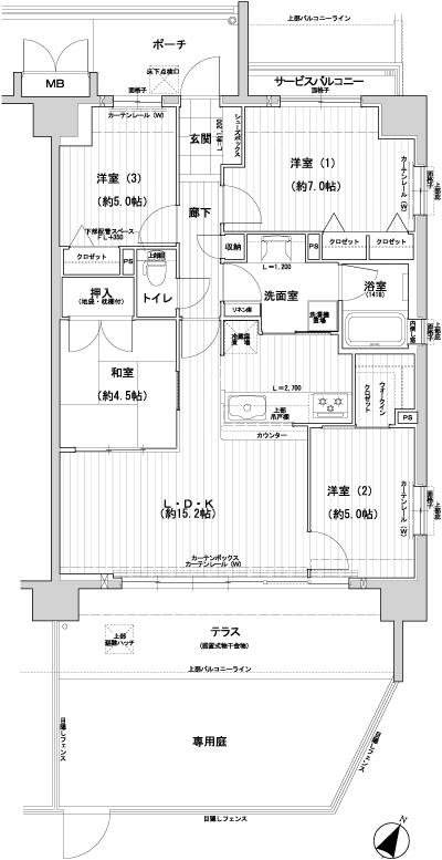 Floor: 4LDK, occupied area: 80.34 sq m, Price: 33,980,000 yen