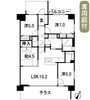 Floor: 4LDK, occupied area: 80.34 sq m, Price: 33,980,000 yen