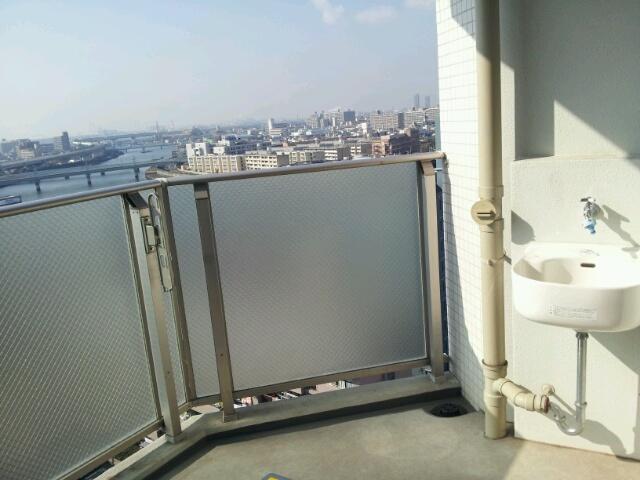 Balcony. It is with convenient slop sink