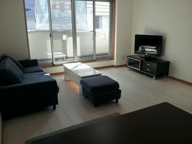 Living. Large living dining