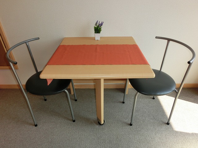 Other Equipment. Foldable table and chairs