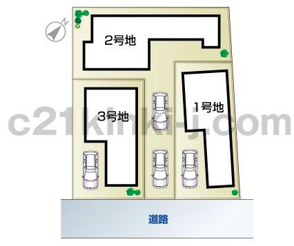 The entire compartment Figure. All three House! The entire road 6.8m!