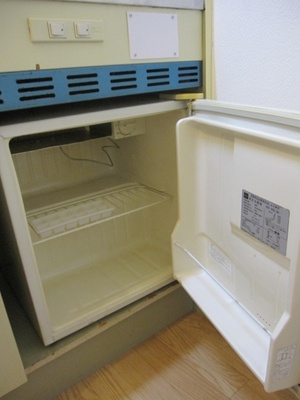 Kitchen. Mini fridge
