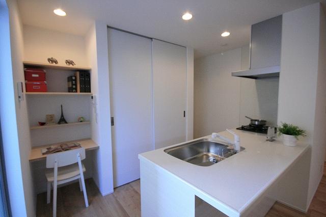 Kitchen. With housework space