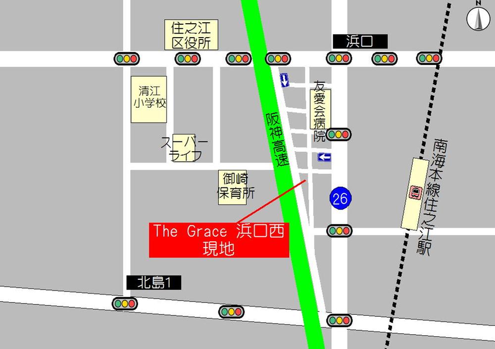 Local guide map