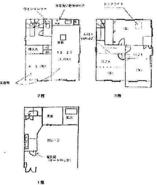Floor plan. 20.8 million yen, 4LDK, Land area 46.86 sq m , Building area 106.5 sq m