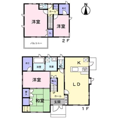 Floor plan. Osaka-shi, Osaka Suminoe-ku, Kohama 1-chome
