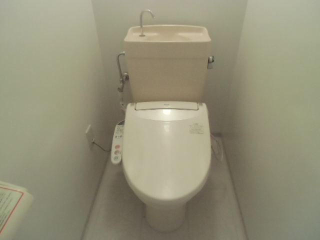 Toilet. With hot water washer toilet seat