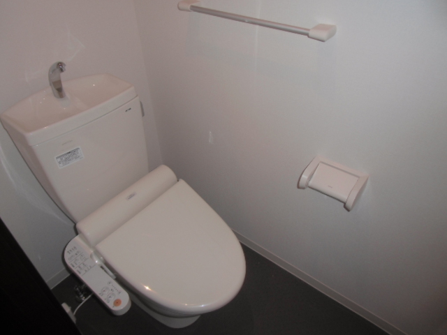 Toilet. With hot water washer toilet seat