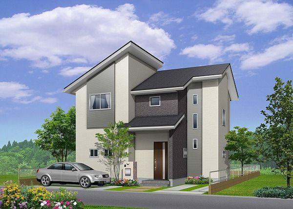 Rendering (appearance). Image is a Perth. 2-story ・ Three-story plan possible! !