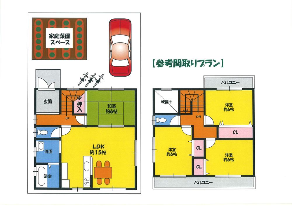 Building plan example (floor plan). Building reference example plan
