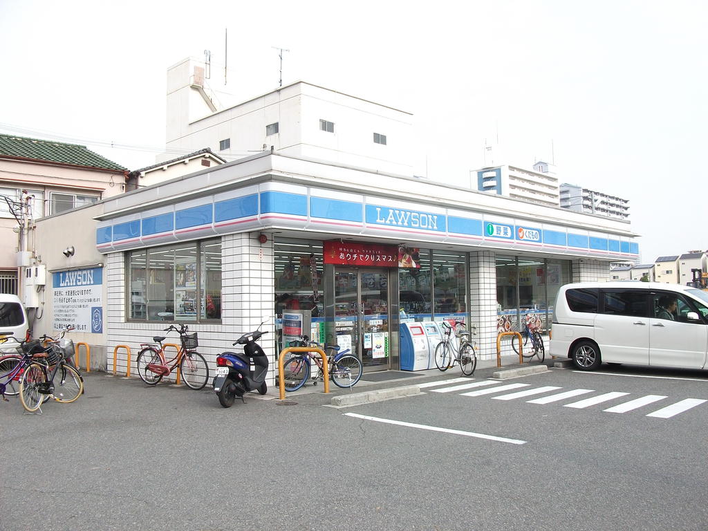 Convenience store. Lawson Hirabayashiminami 1-chome to (convenience store) 360m