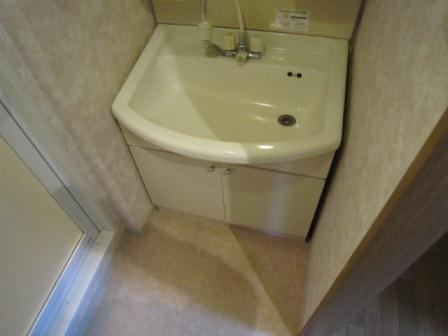 Wash basin, toilet. It has become a Bathroom Vanity