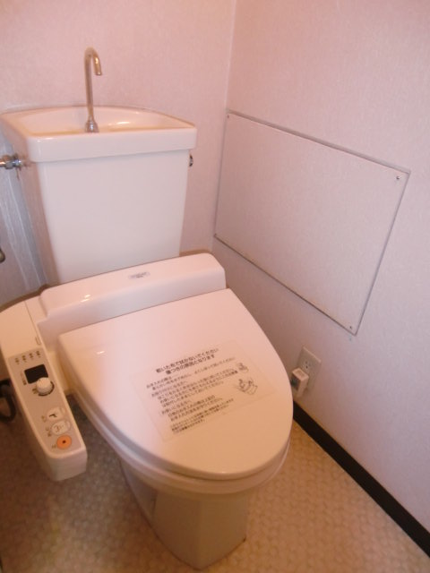 Toilet. With Washlet