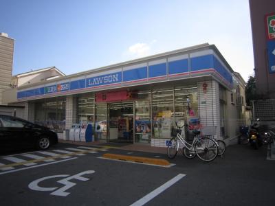 Convenience store. Lawson Nishikagaya Yonchome store up (convenience store) 207m