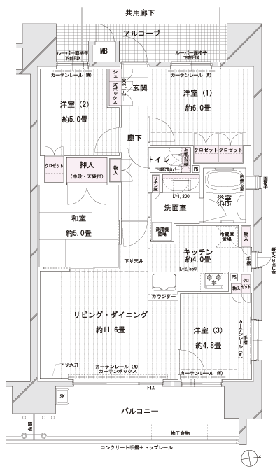 Floor: 4LDK, occupied area: 78.07 sq m, Price: 31.9 million yen