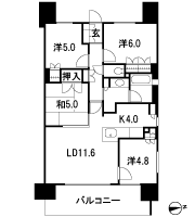 Floor: 4LDK, occupied area: 78.07 sq m, Price: 31.9 million yen