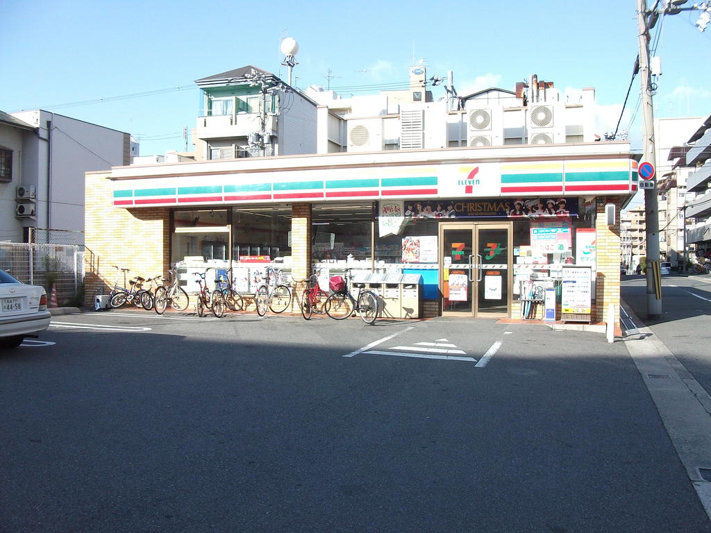 Convenience store. Seven-Eleven Osaka Misaki 6-chome up (convenience store) 50m