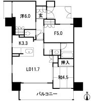 Floor: 2LDK + F, the area occupied: 66.39 sq m, Price: TBD