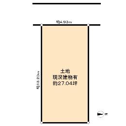 Compartment figure. Land price 21.9 million yen, Land area 89.41 sq m