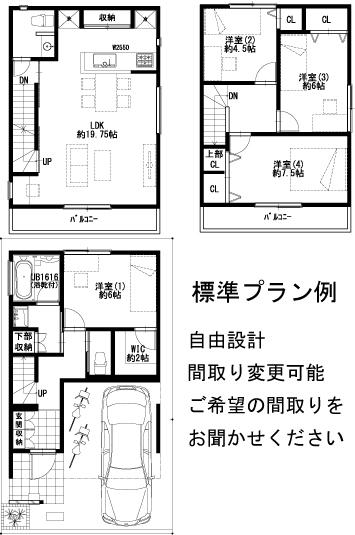 Other. An example standard plan (floor plan can be changed)
