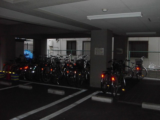 Other common areas. bicycle parking space