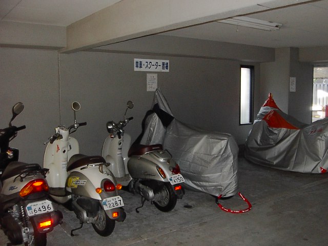 Other common areas. Motorcycle yard