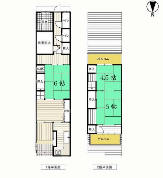 Floor plan. 18 million yen, 3DK, Land area 64.11 sq m , Building area 66.77 sq m