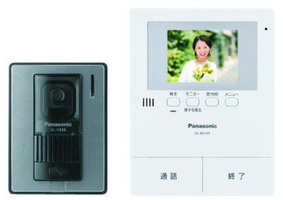 Security equipment. TV with wireless monitor intercom