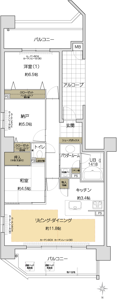 Floor: 2LDK + storeroom, occupied area: 71.04 sq m, Price: TBD