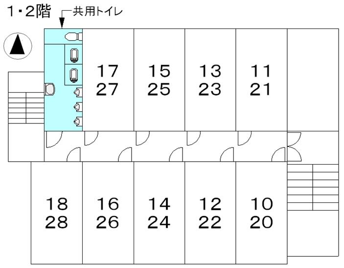 Bath. 1 ・ Second floor layout drawing