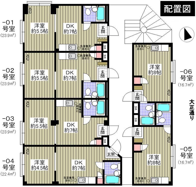 Balcony. layout drawing