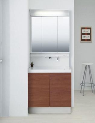 Other Equipment.  ■ Space that can store plenty in the three-sided mirror all storage type.  ■ Depth compact stylish counter / Your easy-to-clean built-in faucet.  ■ Keep clean in the large-diameter drain outlet and hair catcher. Hair catcher Torinozokeru and Sasa' the garbage, such as hair, Cleaning and difficult was drainage groove becomes large, It will be much easier daily cleaning.