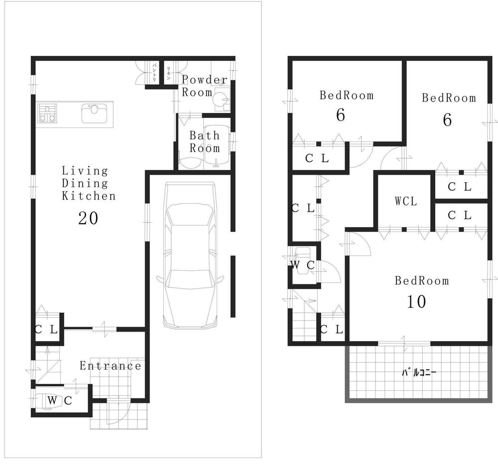 Floor plan. (No. 1 point), Price 51,600,000 yen, 3LDK, Land area 81.52 sq m , Building area 88.29 sq m