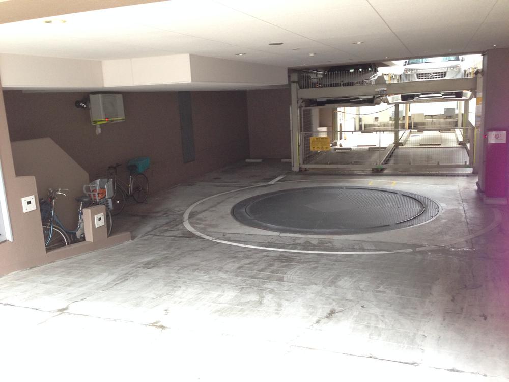 Parking lot. Common areas