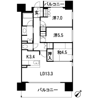 Floor: 3LDK, occupied area: 76.48 sq m, Price: 40,680,000 yen